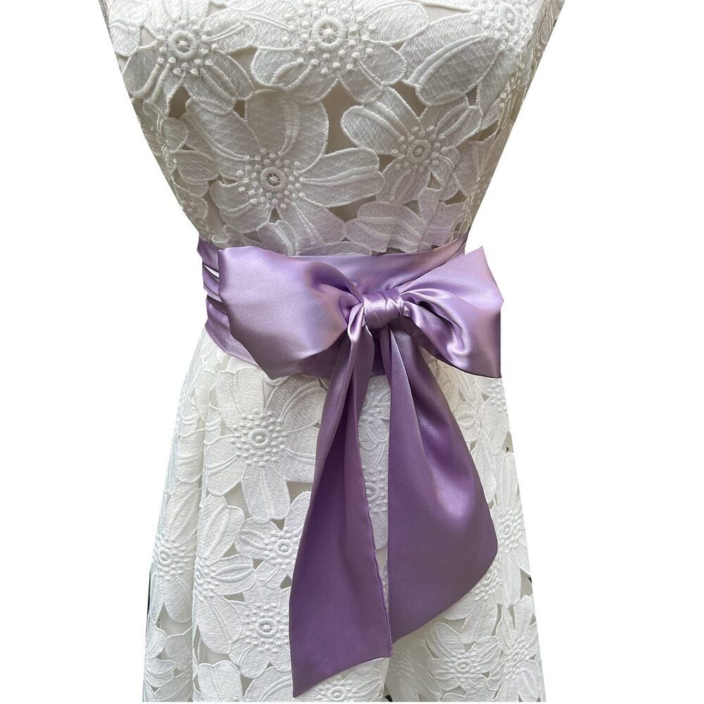 3599 Women Satin Sash Belts For Bridal Bridesmaid Dresses Girls Waist